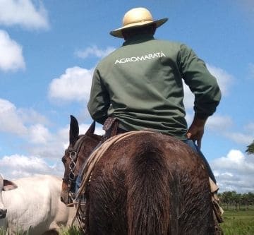 Foto de um funcionário da agromaratá