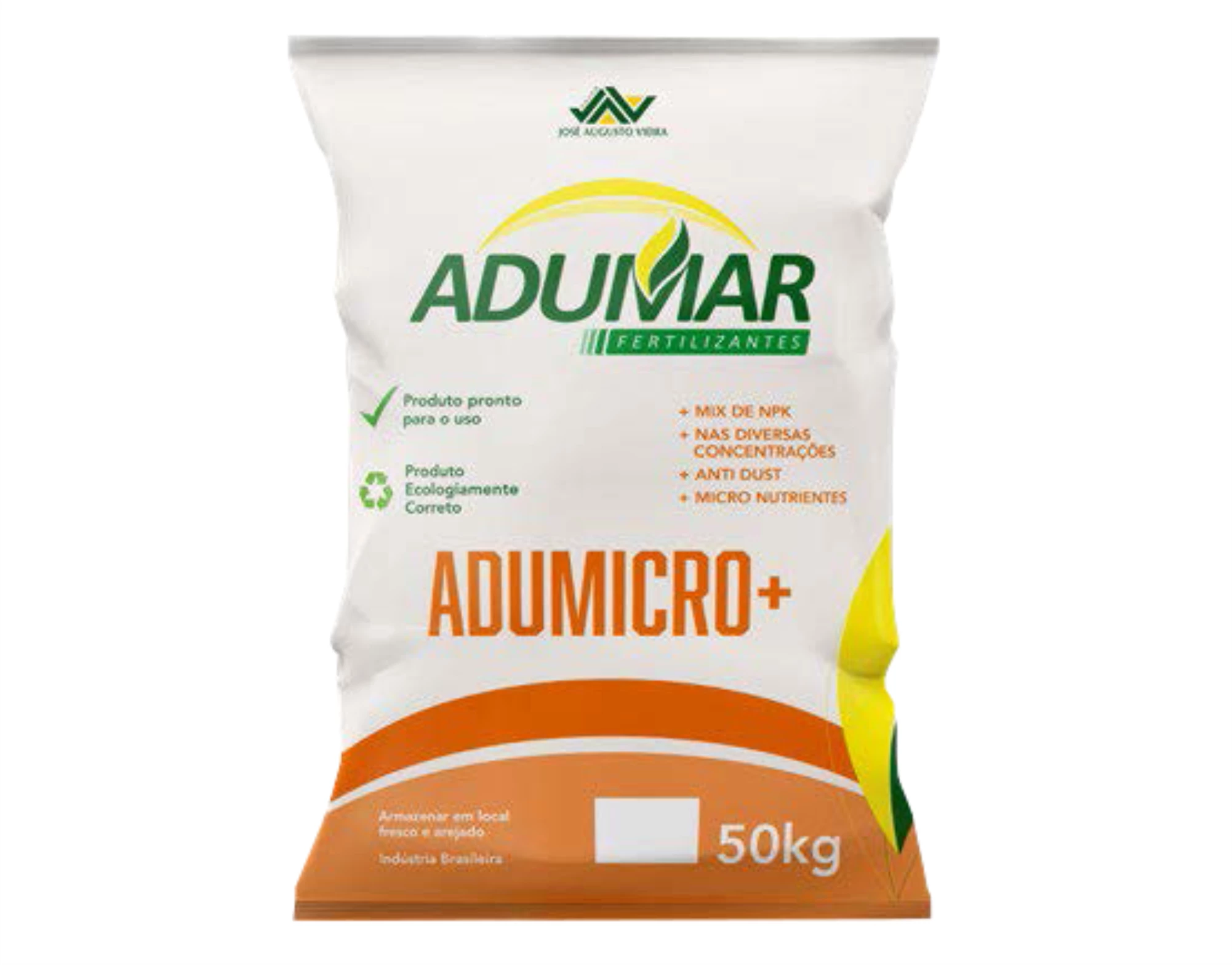 Fertilizante a base de NPK  nas diversas concentrações + ANTI DUST+ MICRO NUTRIENTES.